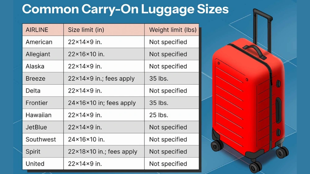 Carry on Roller Bag Size Guide: Find Perfect Carry-On Luggage Dimensions