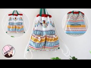 How to Add Compartments to a Drawstring Bag