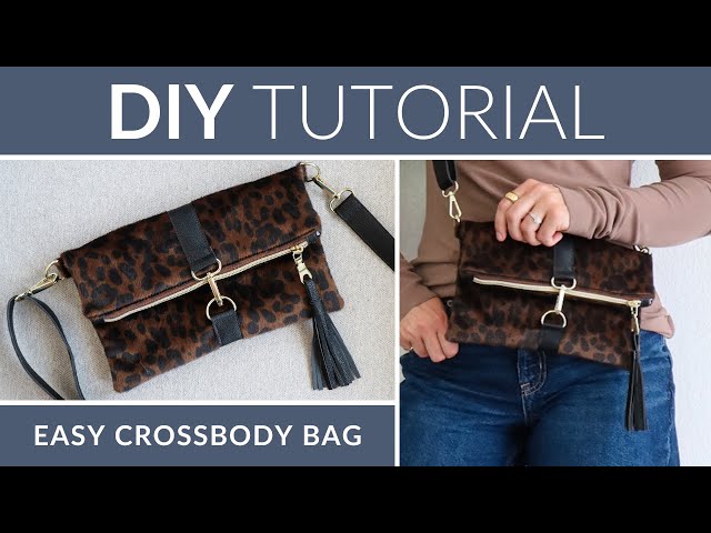 How to Make a Crossbody Bag Out of Fabric