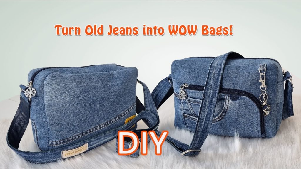 How to Make a Messenger Bag Out of Jeans