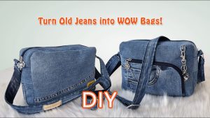 How to Make a Messenger Bag Out of Jeans