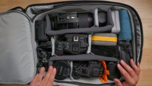 How to Pack Camera Bag Inside Backpack