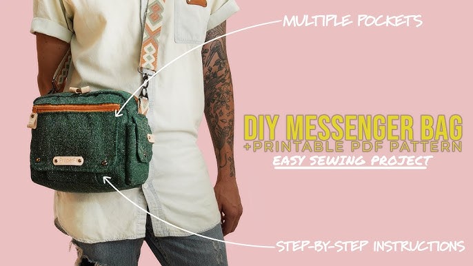 How to Sew a Messenger Bag Easy