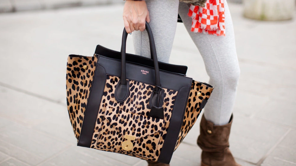 Birkin Tote Bag Print: Stylish Leopard and Floral Tote Bags for Women