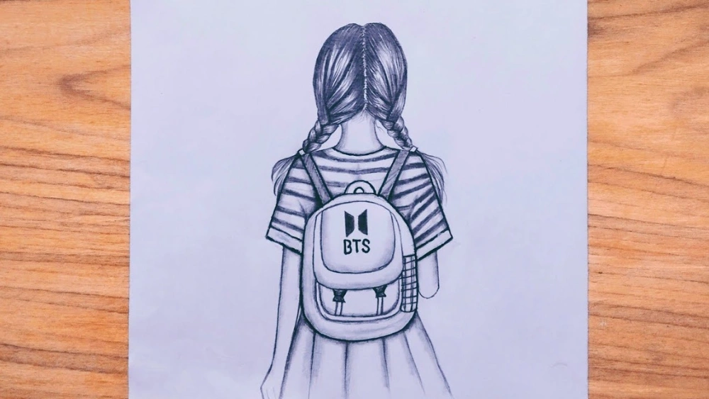 How to Draw a Girl With School Bag: Easy Step-by-Step Guide