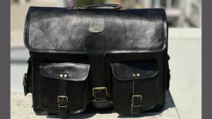 Black Vintage Leather Bag: Timeless Style Meets Durable Functionality