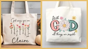 Bible Verse Tote Bag: Stylish Christian Gifts for Women on the Go